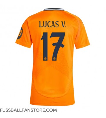 Real Madrid Lucas Vazquez #17 Replik Auswärtstrikot Damen 2024-25 Kurzarm